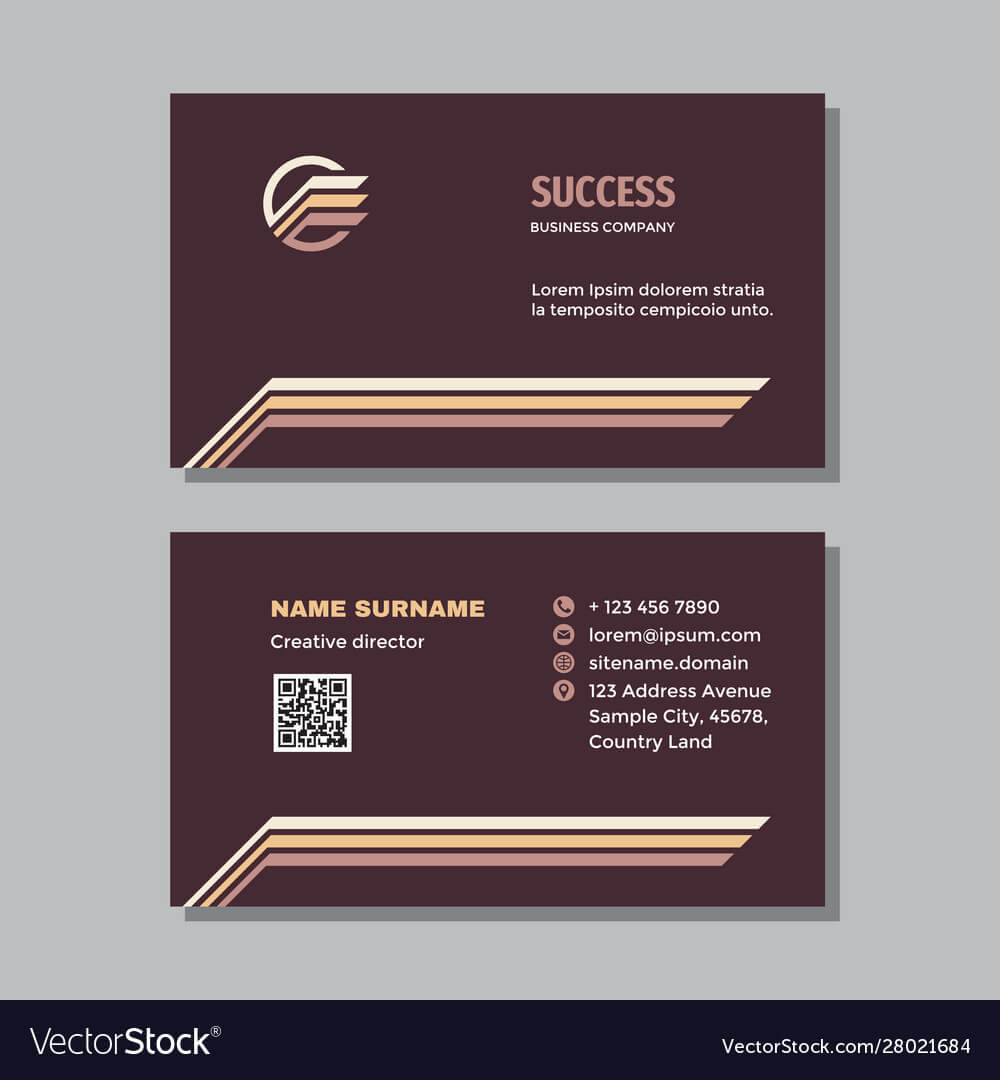 Business Card Template With Logo – Concept Design Intended For Transport Business Cards Templates Free