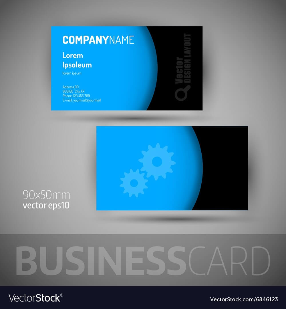 Business Card Template With Sample Texts Throughout Calling Card Free Template