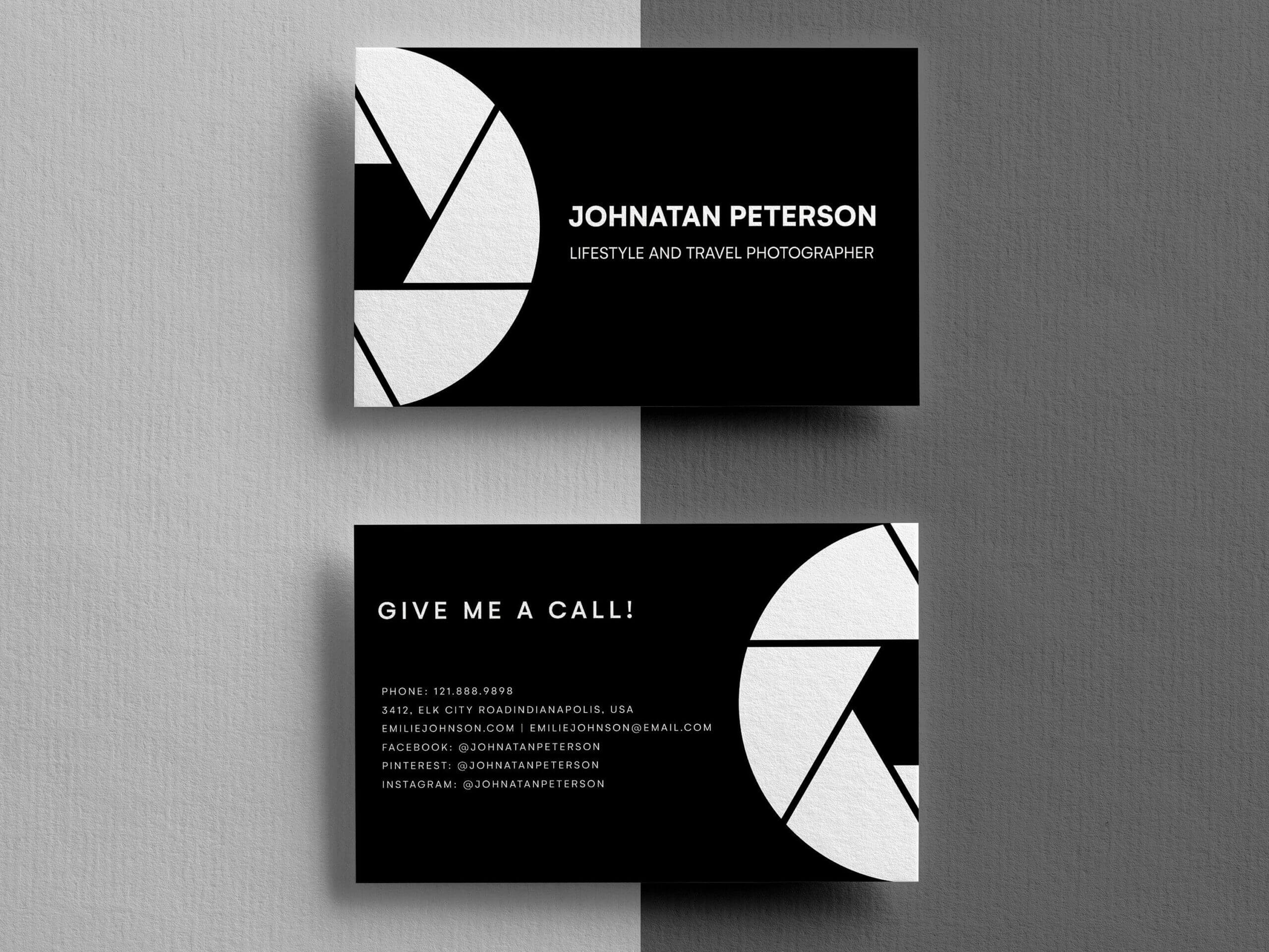 Business Cards, Business Card Template, Business Card Throughout Call Card Templates