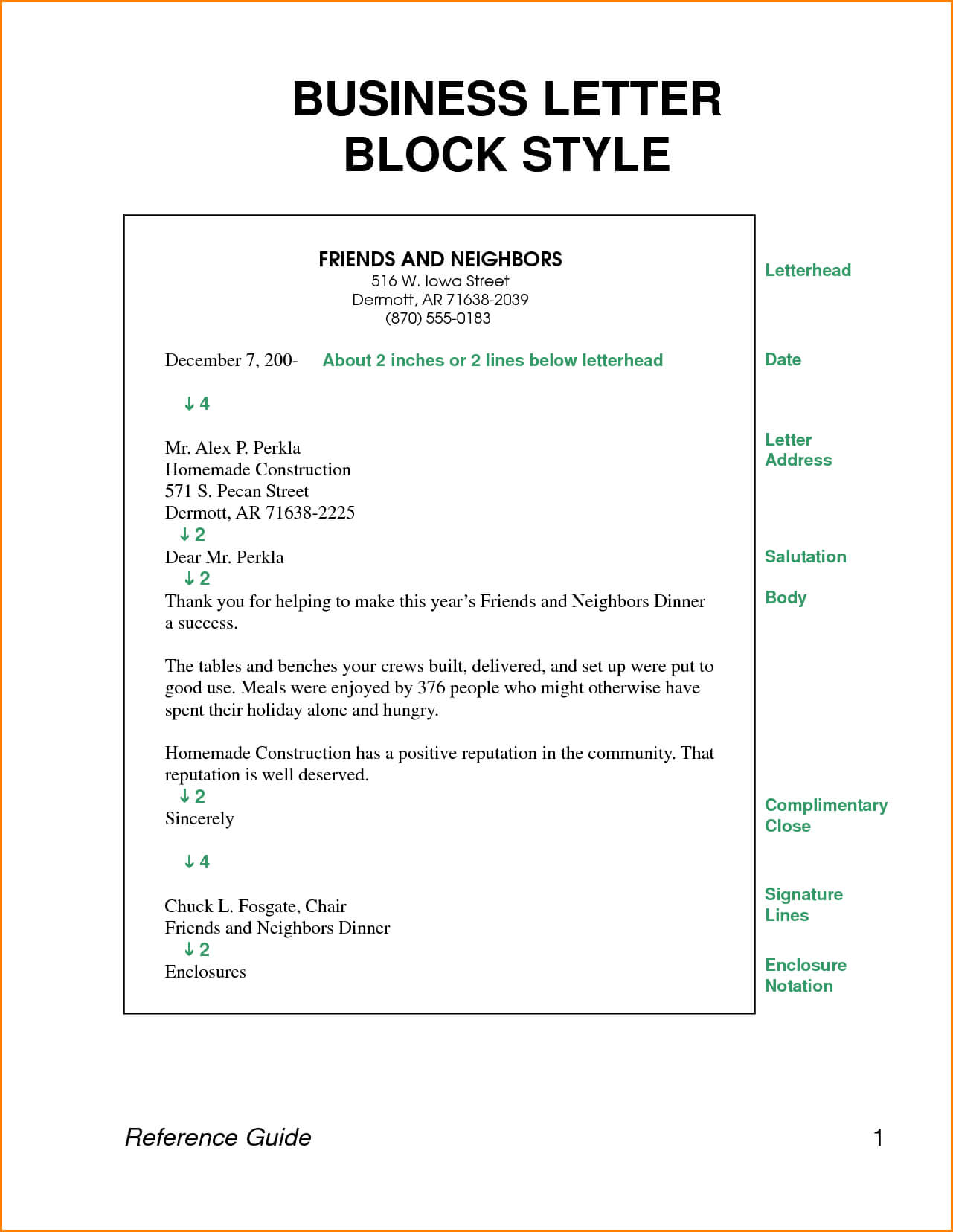 Business Letter Block Style Letters Format Download Free With Modified Block Letter Template Word