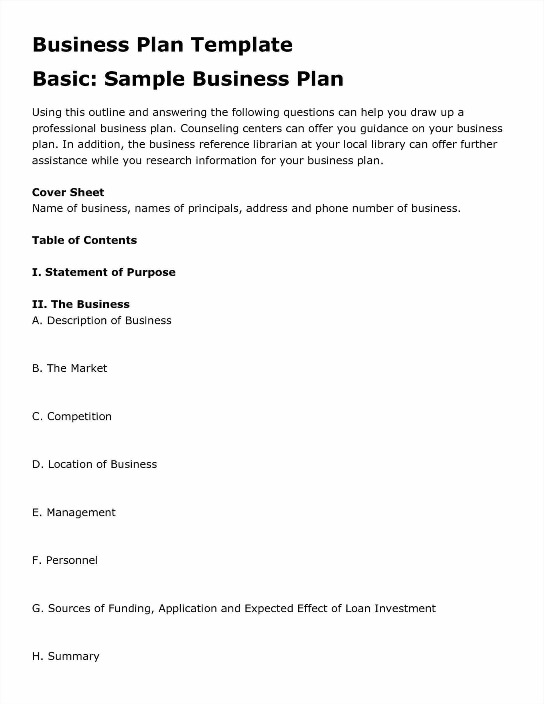 Business Plan Template Restaurant Templates In Word Excel Regarding Business Plan Template Free Word Document