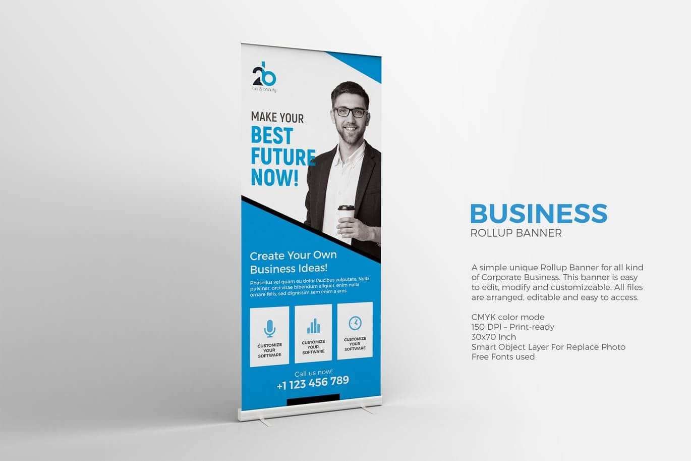 Business Roll Up Banner Template Psd | Banner, Create Your Pertaining To Retractable Banner Design Templates