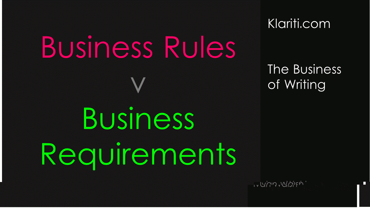 Business Rules Vs. Business Requirements – Templates, Forms Inside Business Rules Template Word