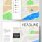 Business Templates For Bi Fold Brochure, Magazine, Flyer, Booklet.. Pertaining To Blank City Map Template