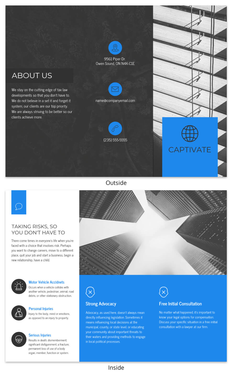 Business Tri Fold Brochure Throughout Technical Brochure Template