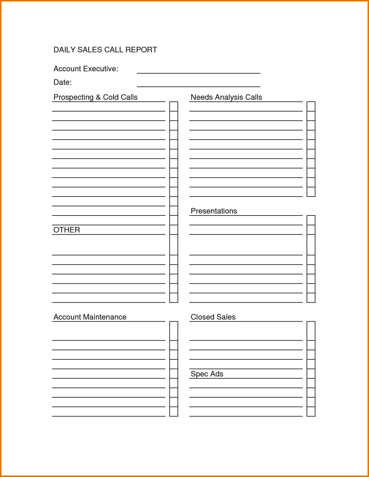 Call Report Templates – Forza.mbiconsultingltd With Sales Representative Report Template