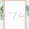 Calligraphy Wedding Table Numbers, Instant Download Throughout Table Number Cards Template