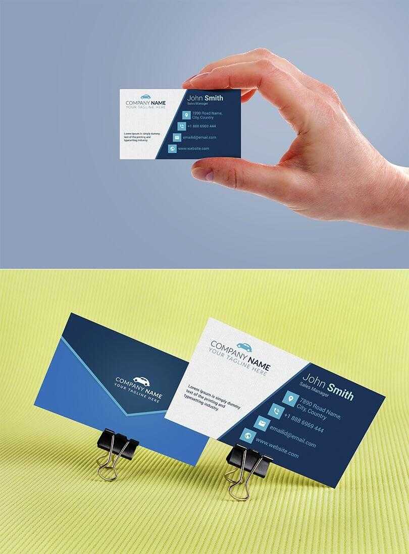 Car Sales Executive Business Card Template | Free Download Intended For Download Visiting Card Templates