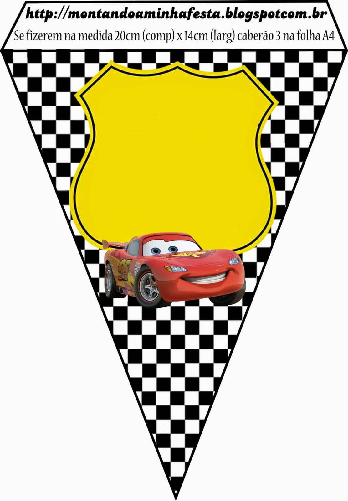 Cars: Invitations And Free Party Printables. … | Disney Cars Inside Cars Birthday Banner Template