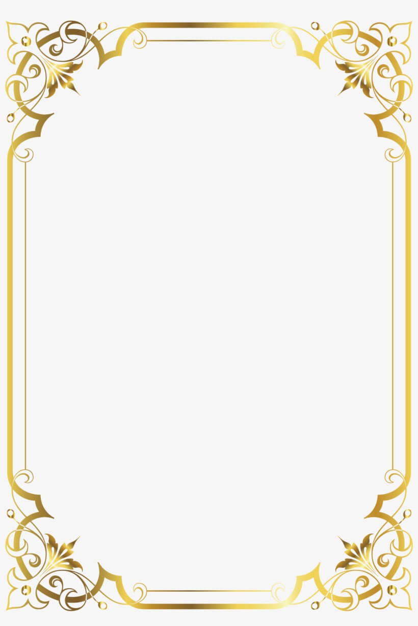 Certificate Border Certificate Templates Printable Frame Pertaining