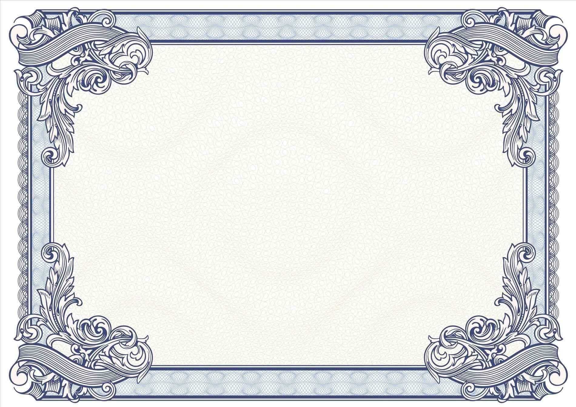 Certificate Borders Design Unique Certificate Border Design For Certificate Border Design Templates