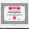 Certificate Completion First Place Award Sign | Royalty Free Regarding First Place Certificate Template