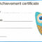 Certificate For Kid Template – Certificate Templates Within Certificate Of Achievement Template For Kids