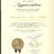 Certificate Of Appreciation Miami Dade County 2012 Regarding Felicitation Certificate Template