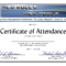 Certificate Of Attendance Conference Template ] - Of for Conference Certificate Of Attendance Template