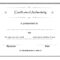 Certificate Of Authenticity Template – Zimer.bwong.co Throughout Photography Certificate Of Authenticity Template