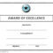 Certificate Of Excellence Template Word ] – Certificate Of Inside Certificate Of Excellence Template Word