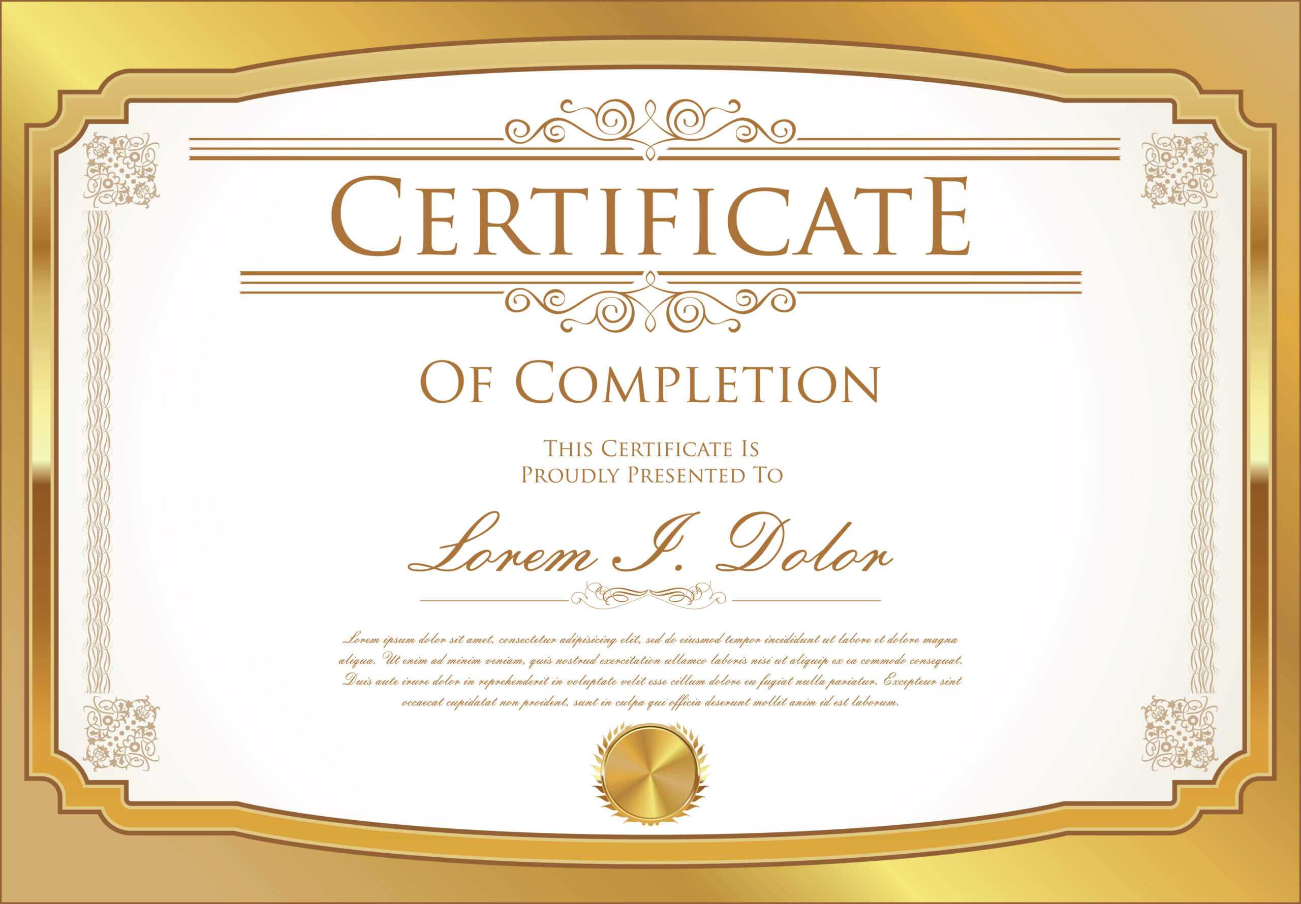 Certificate Template – Download Free Vectors, Clipart Intended For Commemorative Certificate Template