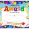 Certificate Template For Kids Free Certificate Templates Regarding Free Funny Certificate Templates For Word