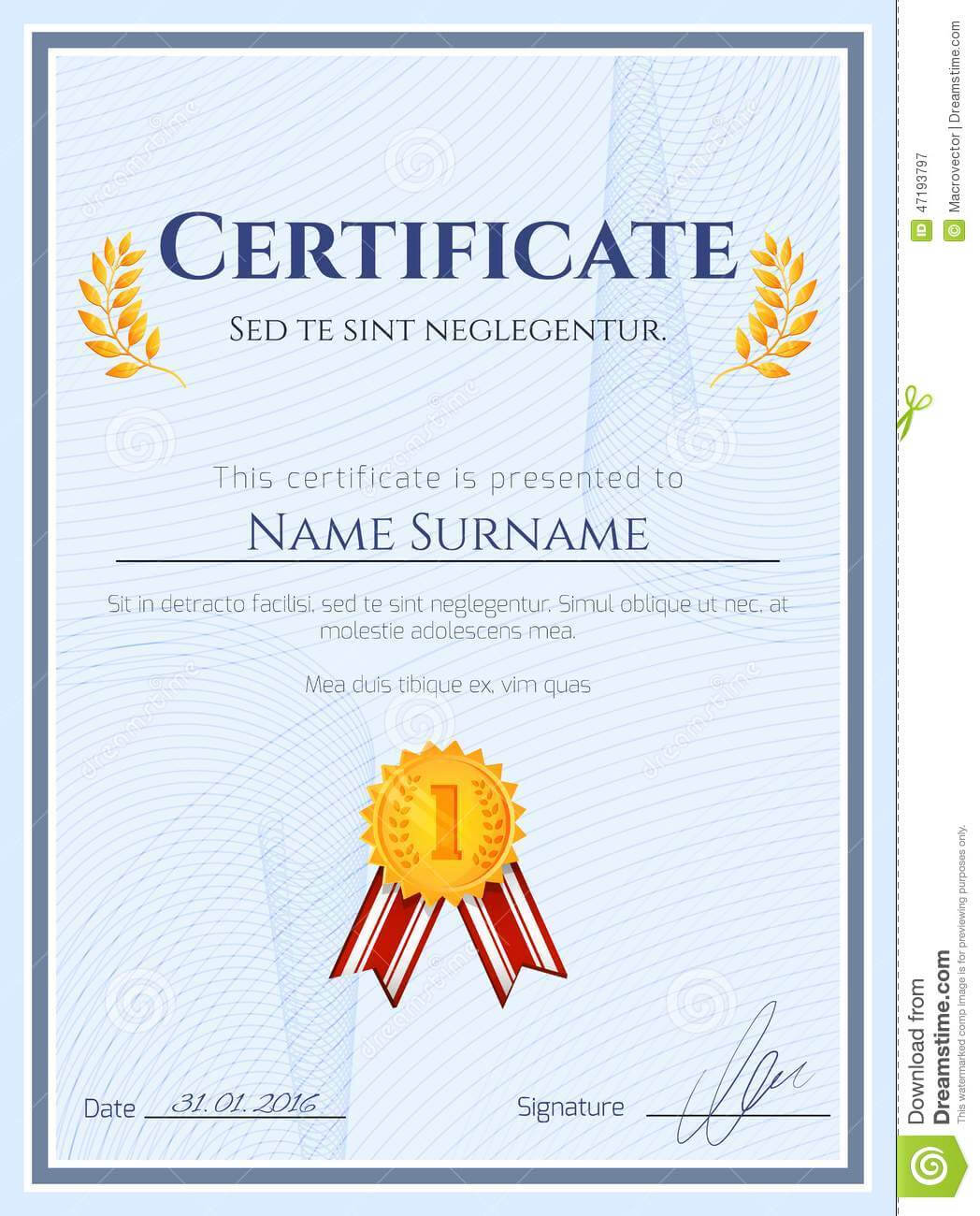 Certificate Template Winner | Health Care Assistant Resume Within Winner Certificate Template