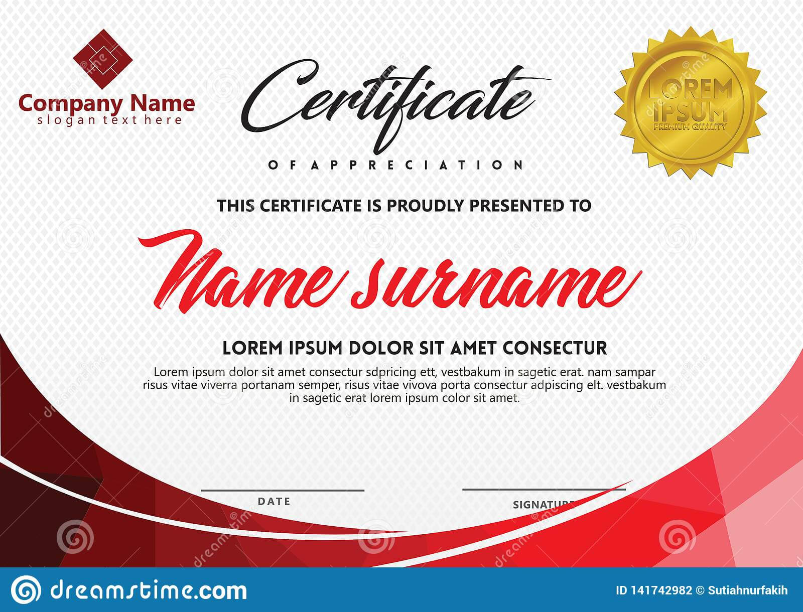 Certificate Template With Polygonal Style And Modern Pattern Intended For Workshop Certificate Template