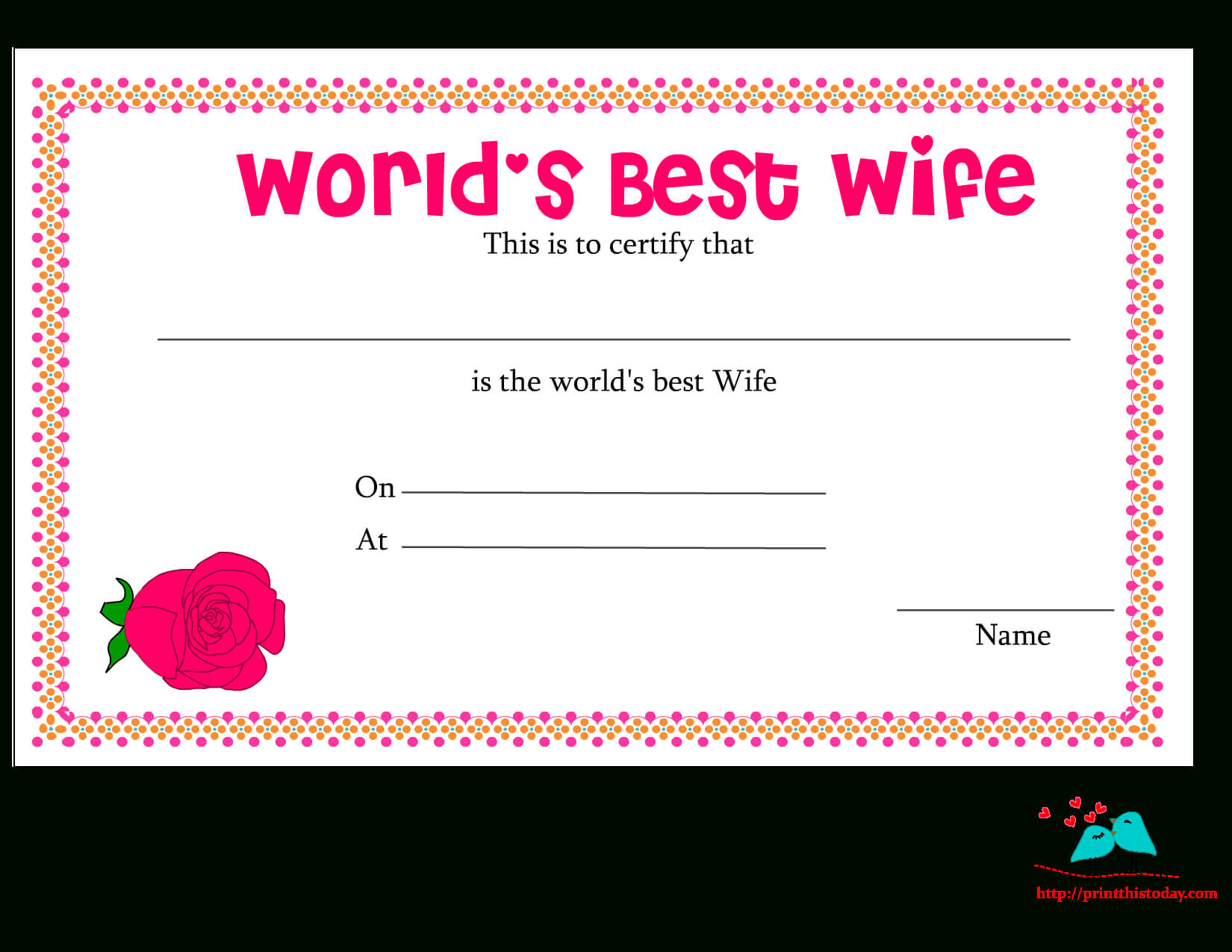 Certificate Templates For Best Dad | Reference Letters Students Intended For Love Certificate Templates