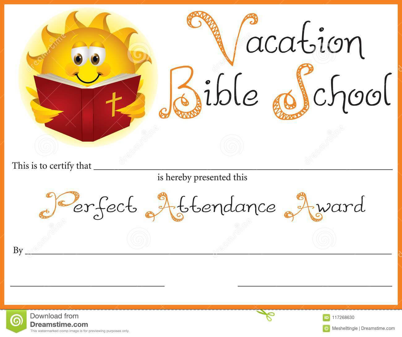 Certificate Templates: Free Vacation Bible School With Regard To Vbs Certificate Template