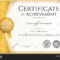 Certificate Vector & Photo (Free Trial) | Bigstock Inside Certificate Of Accomplishment Template Free