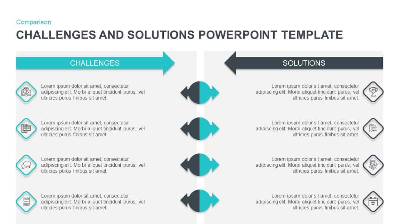 Challenges & Solutions Powerpoint Template – Slidebazaar Regarding Powerpoint Template Resolution