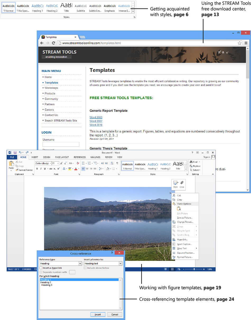 Chapter 1. Using Templates In Word 2013 – Creating Research In Creating Word Templates 2013