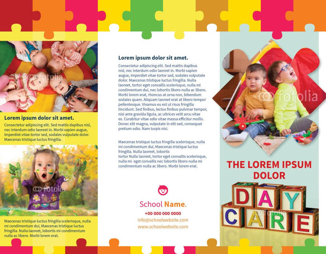 Child Day Care Brochure Template | Aste/jcom 3090 Design With Regard To Daycare Brochure Template
