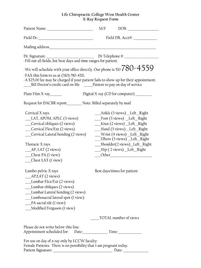 Chiropractic X Ray Report Template - Fill Online, Printable Pertaining To Chiropractic X Ray Report Template