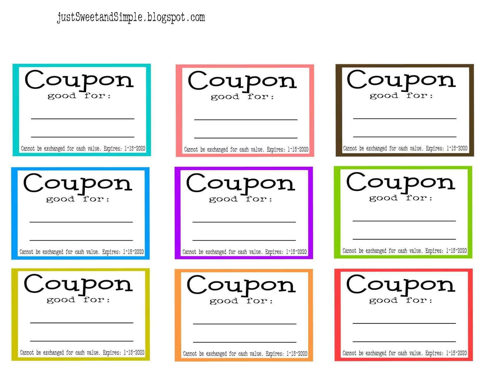 Chores+And+Cleaning+Ideas+For+Kids | Just Sweet And Simple In Coupon Book Template Word