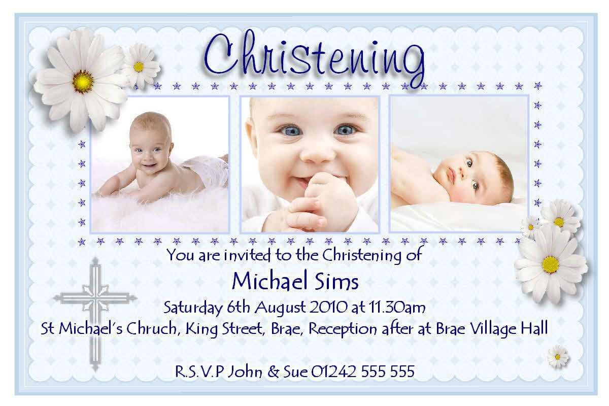 Christening Invitation Cards : Christening Invitation Cards Throughout Free Christening Invitation Cards Templates