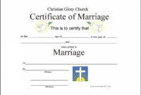 Christian Wedding Certificate Sample - Google Search inside Christian Certificate Template