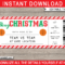 Christmas Basketball Ticket Gift Voucher | Printable Throughout Movie Gift Certificate Template