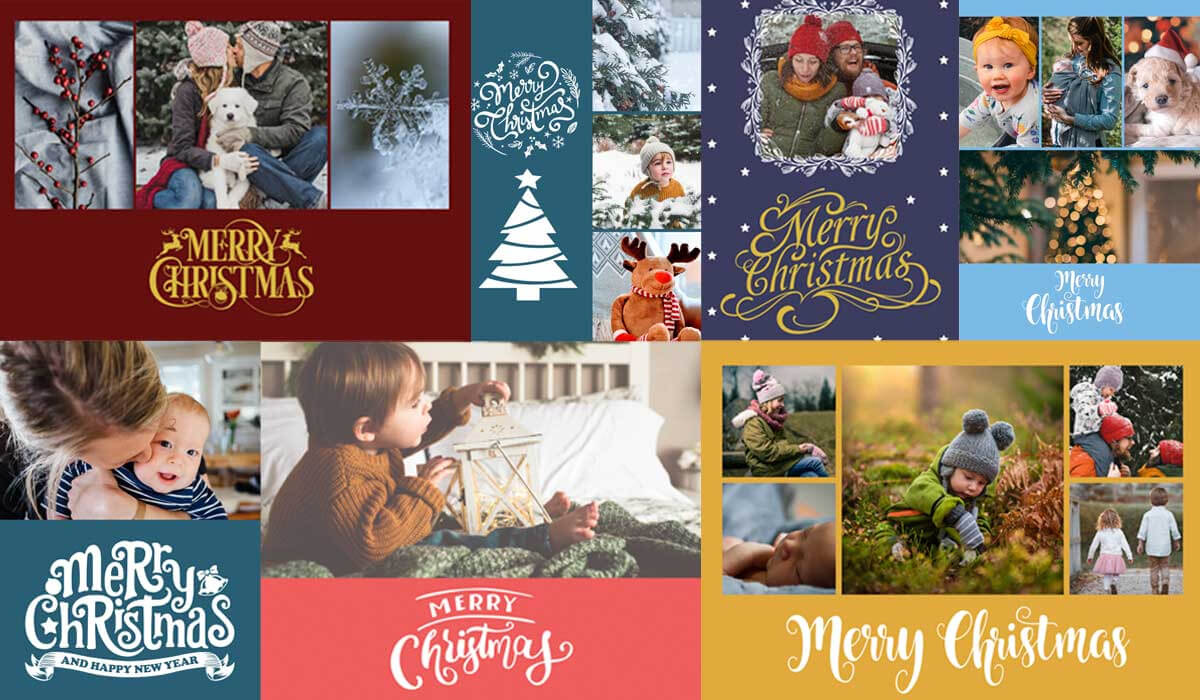 Christmas Card Psd Templates For Photographers – Slr For Holiday Card Templates For Photographers