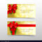 Christmas Card Template For Invitation And Gift Pertaining To Present Card Template