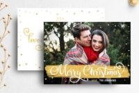 Christmas Card Template For Photographer | 007 pertaining to Holiday Card Templates For Photographers
