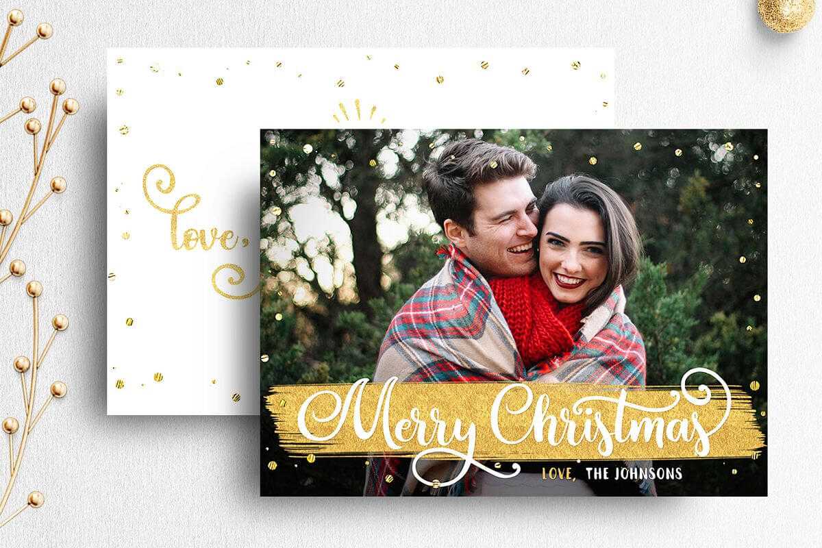 Christmas Card Template For Photographer | 007 Pertaining To Holiday Card Templates For Photographers