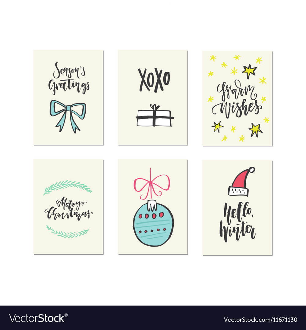 Christmas Card Templates Inside Christmas Note Card Templates