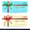 Christmas Gift Card Or Gift Voucher Template Regarding Christmas Gift Certificate Template Free Download
