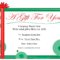 Christmas Gift Certificate Clipart Within Homemade Christmas Gift Certificates Templates