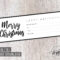 Christmas Gift Certificate, Gift Certificate Printable, Gift Within Black And White Gift Certificate Template Free