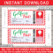 Christmas Golfing Trip Tickets Within Golf Gift Certificate Template