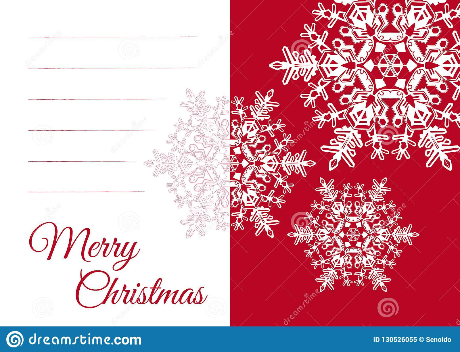 Christmas Greeting Card Template With Blank Text Field Stock With Regard To Blank Christmas Card Templates Free