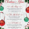 Christmas Menu Template V1Thats Design Store #ad Inside Cocktail Menu Template Word Free