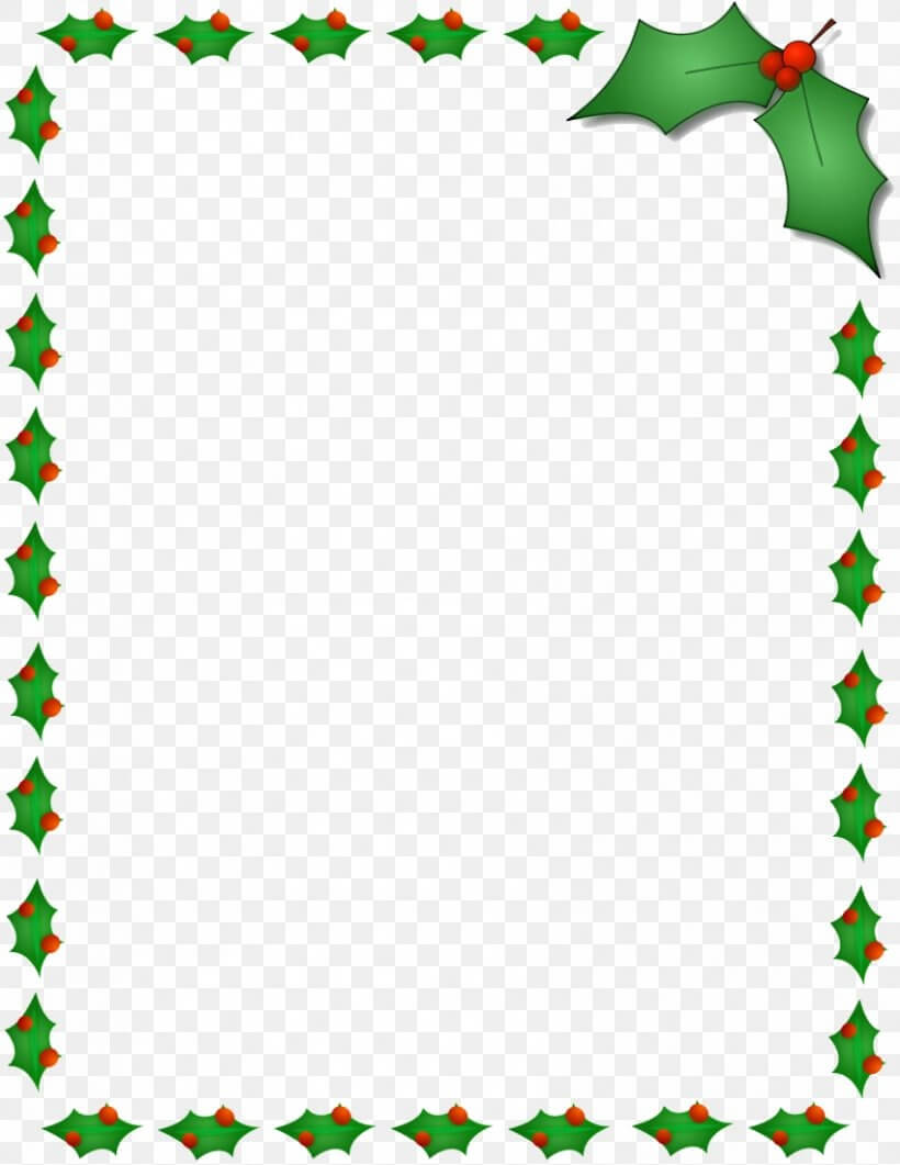 Christmas Santa Claus Microsoft Word Template Clip Art, Png Inside Christmas Border Word Template