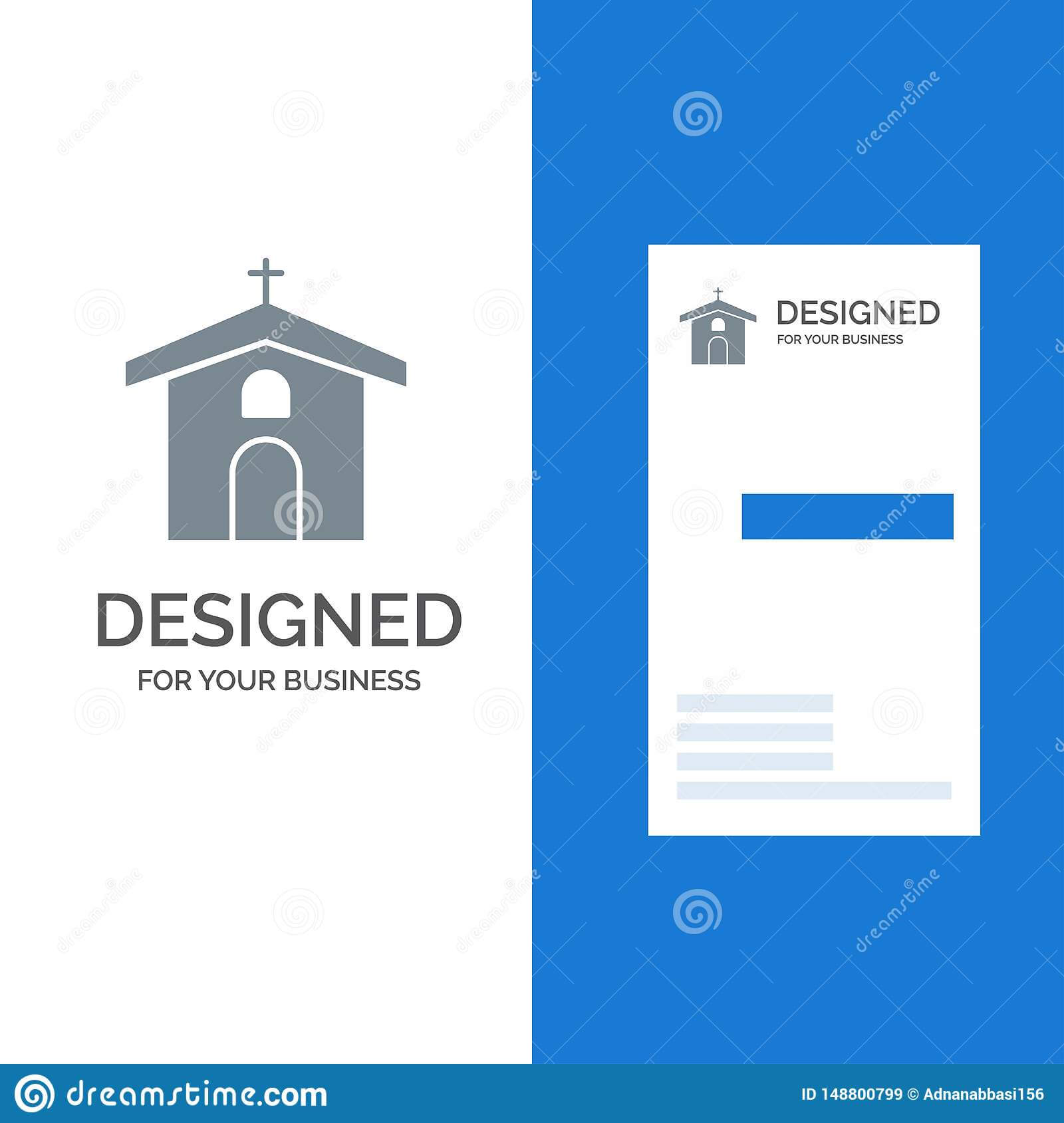 Church, Celebration, Christian, Cross, Easter Grey Logo Intended For Christian Business Cards Templates Free