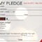 Church Pledge Form Template Hausn3Uc | Free Business Card Inside Fundraising Pledge Card Template